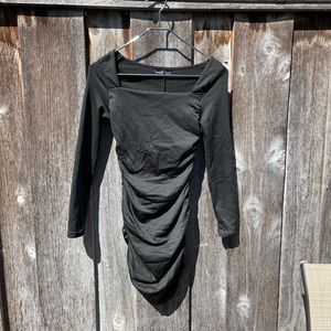 black long sleeve mini dress 💗 size small